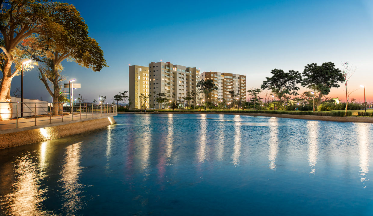 Vía Montejo Residencial - Fachadas desde el lago